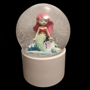 Little Mermaid Musical Snow Globe